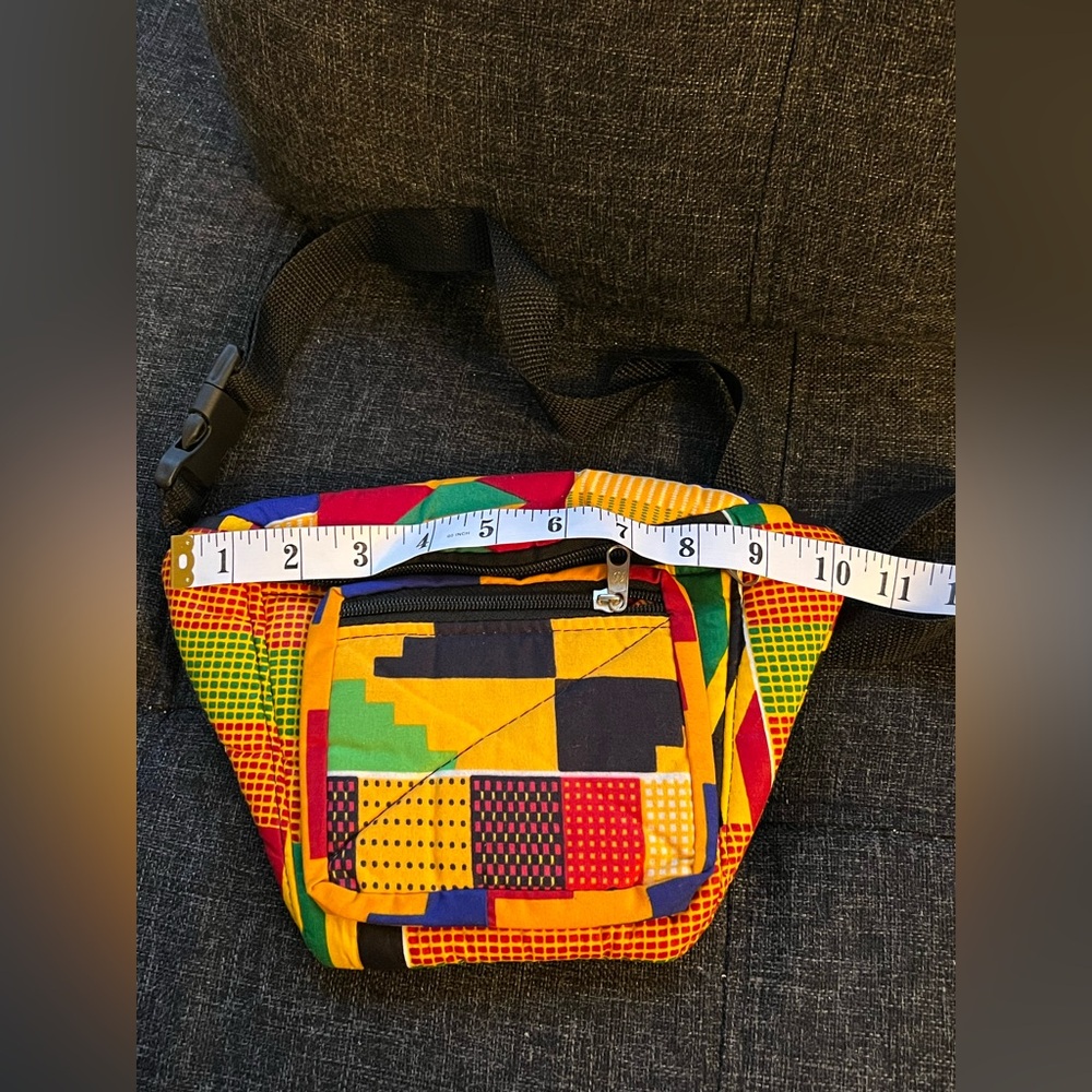 Multicolor Patchwork Fanny Pack - Picture 4 of 6